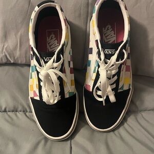 Vans Women's Colorful Checkerboard Sneakers